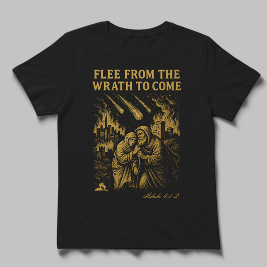 Flee From The Wrath To Come - Men T-Shirt