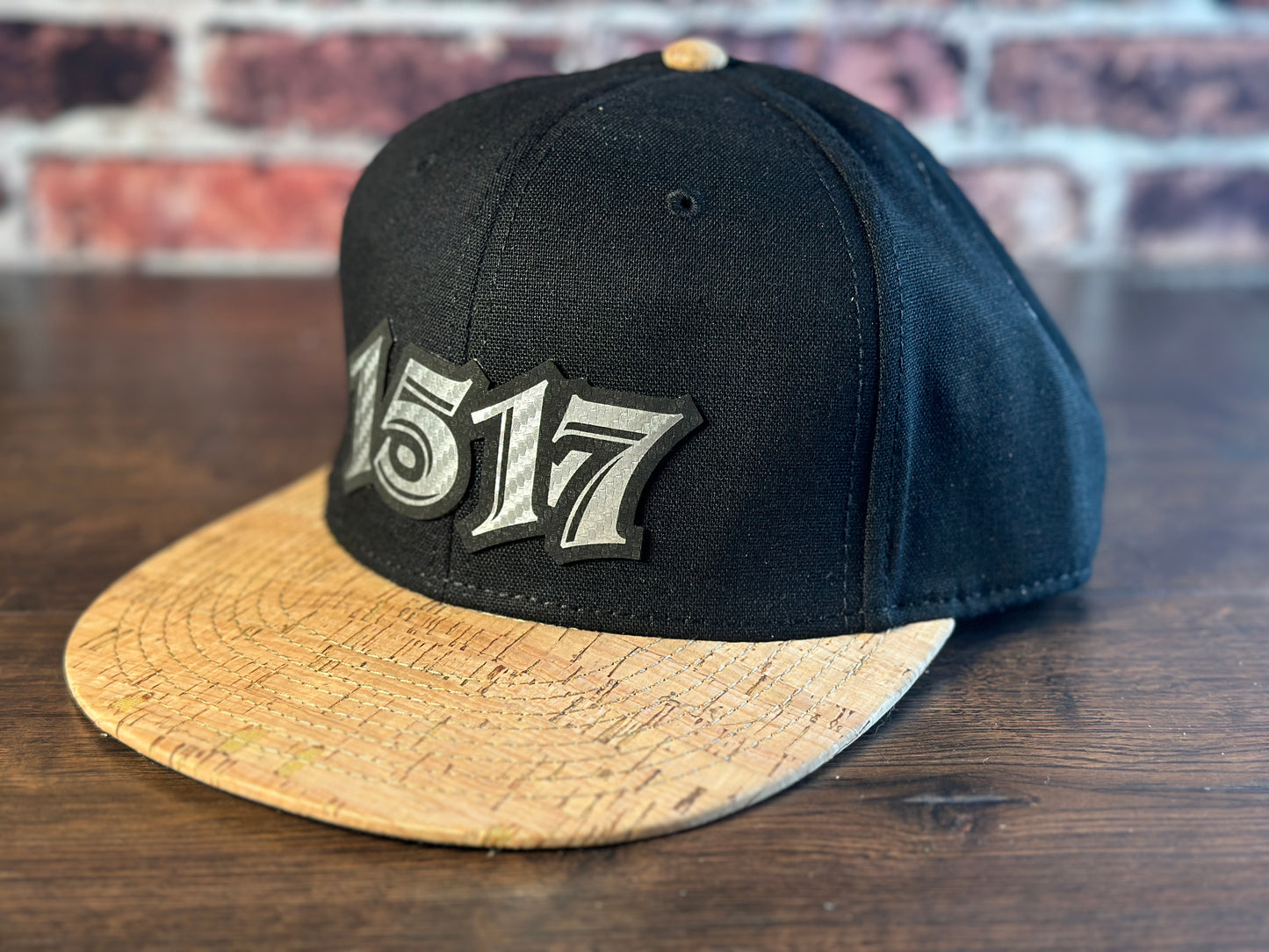 1517 Black and Cork Snapback