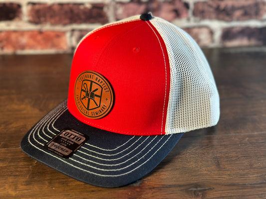 CBTS Red White and Blue Trucker