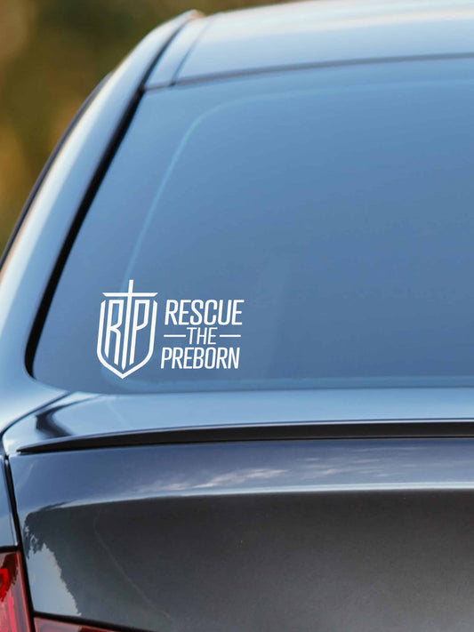 Rescue The Pre-Born Logo Decal