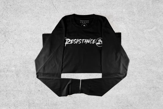 The Resistance White Logo - Long Sleeve