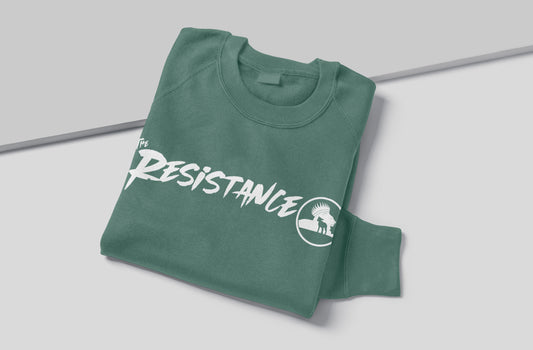 The Resistance White Logo - Sweatshirt