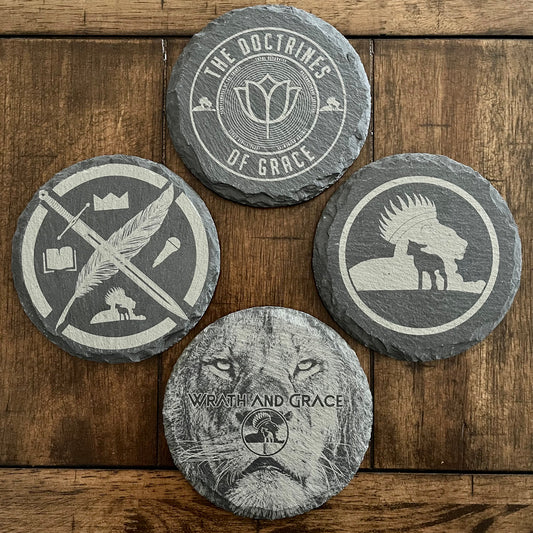 WG Slate Coaster Set