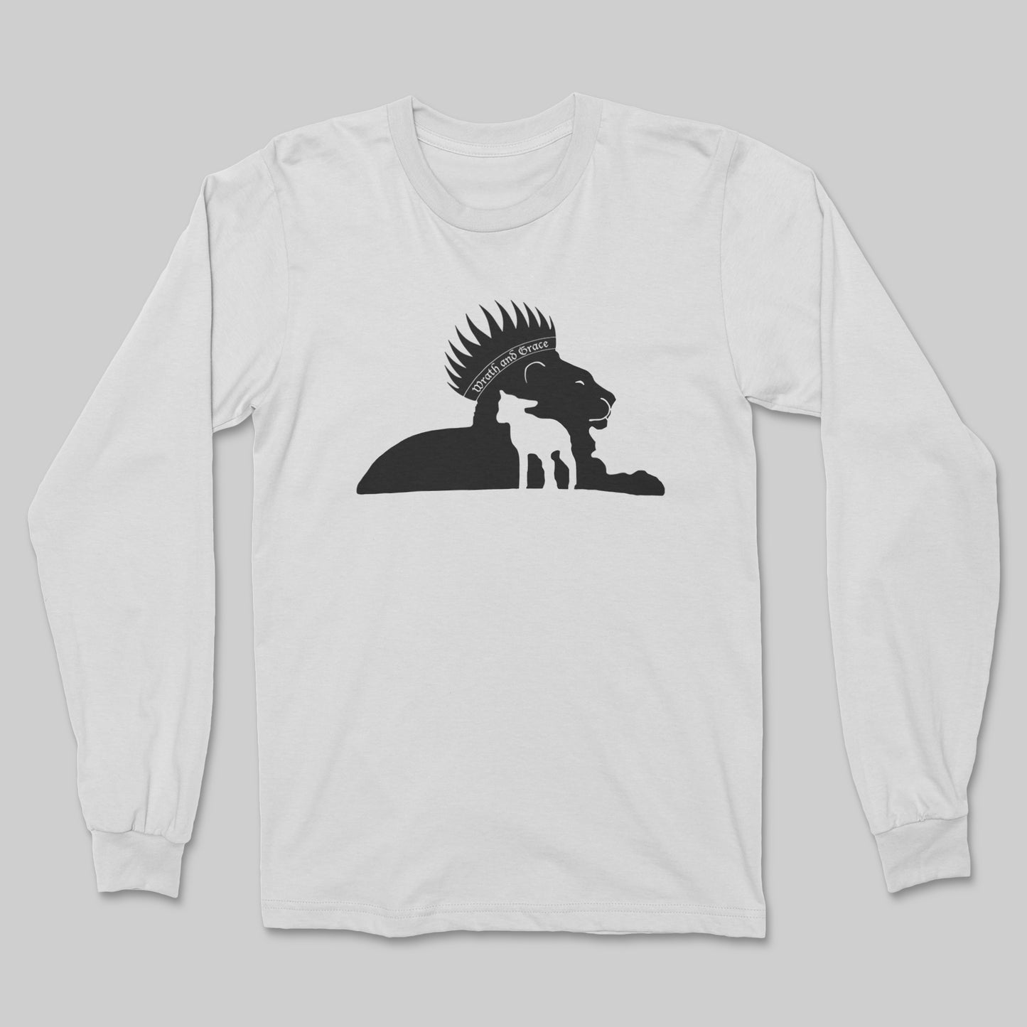 Wrath and Grace Black Logo - Long Sleeve