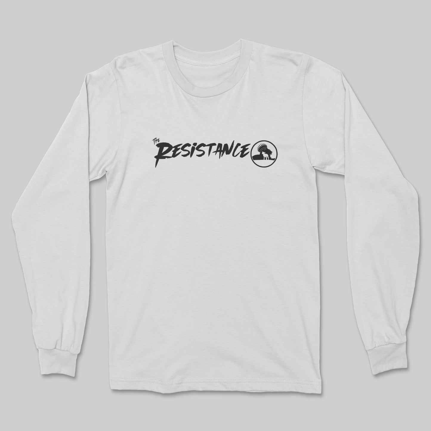 The Resistance Black Logo - Long Sleeve