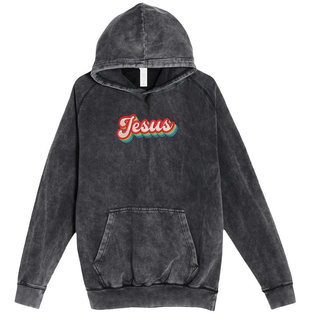 Embroidered Vintage Jesus | Hoodie | Christian Apparel – Markets