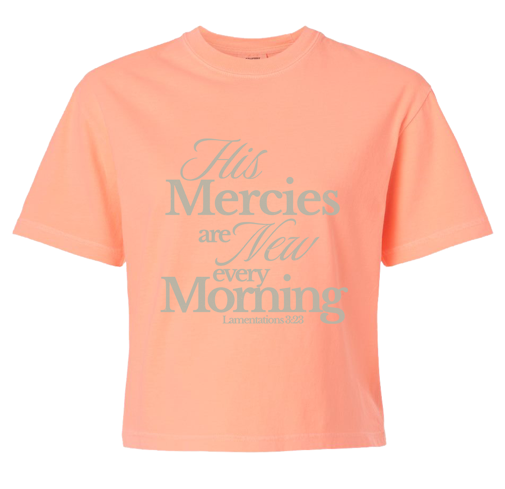 Morning Mercies Ladies Boxy T