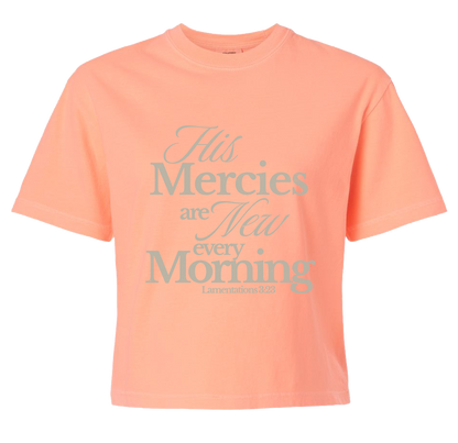 Morning Mercies Ladies Boxy T