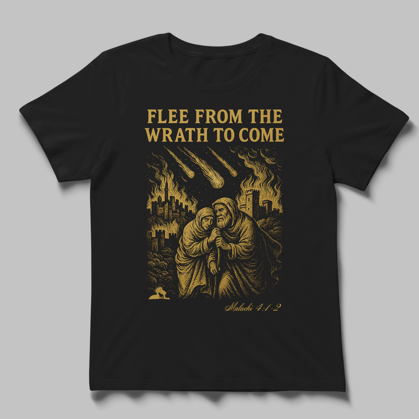 Flee From The Wrath To Come - Men T-Shirt
