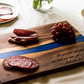 Eat with Gladness Acacia and Resin Cutting Board
