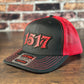 1517 Black and Red Trucker Hat
