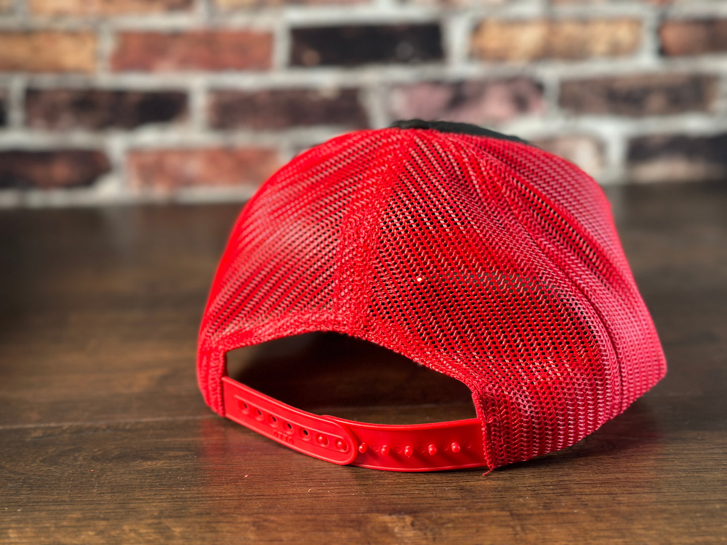 1517 Black and Red Trucker Hat