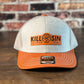Kill Sin Orange and Gray Trucker Hat