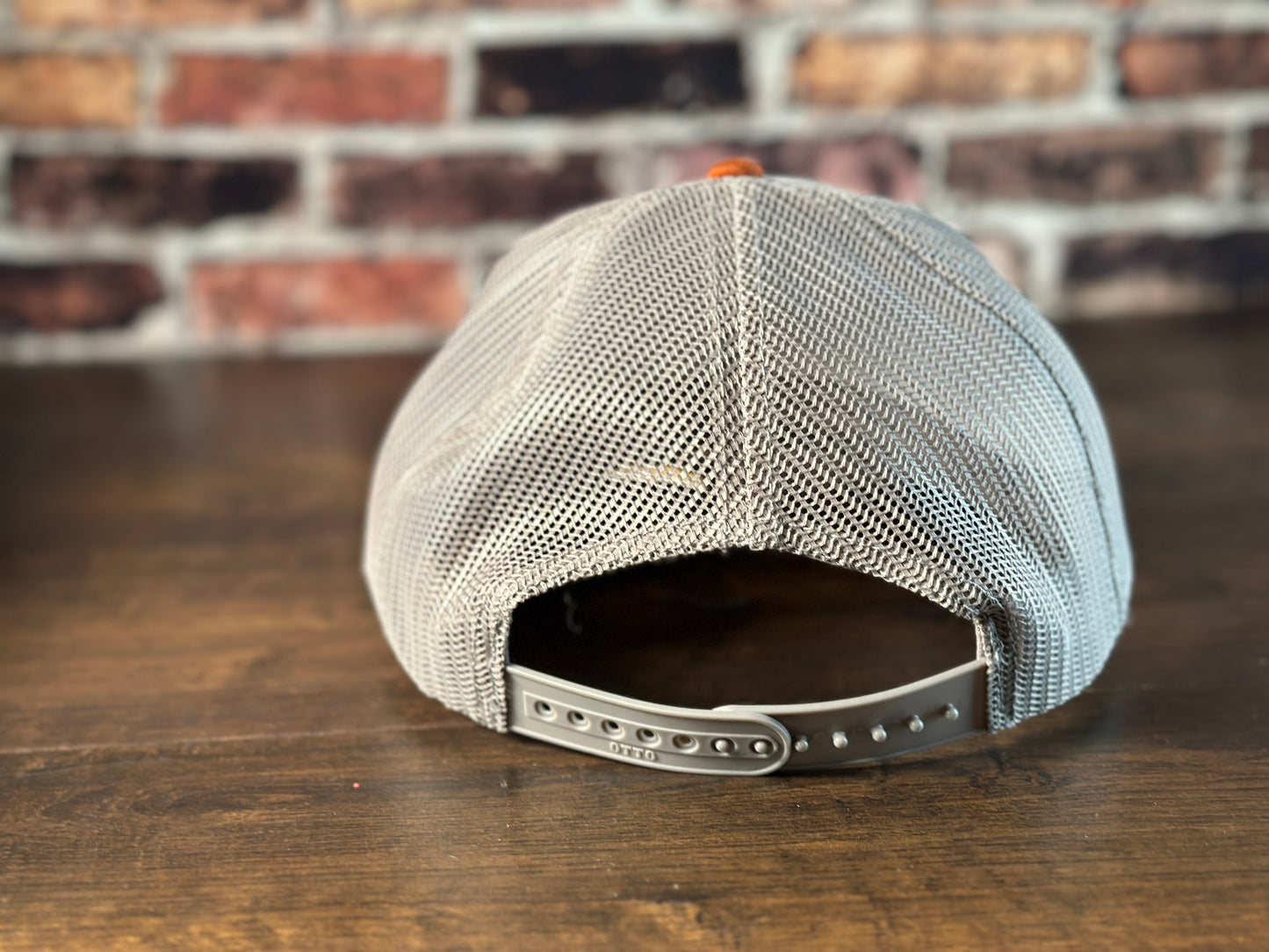 Kill Sin Orange and Gray Trucker Hat