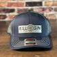 Kill Sin Navy Trucker Hat with Silver Carbon Fiber Patch