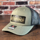 Semper Reformanda Loden and Black Trucker with Black to Gold Patch