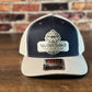 SDG Navy, White, and Gray Trucker with Silver Carbon Fiber Patch