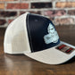 SDG Navy, White, and Gray Trucker with Silver Carbon Fiber Patch
