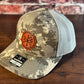 Chi Rho Digital Camo and Rawhide Richardson Trucker Hat