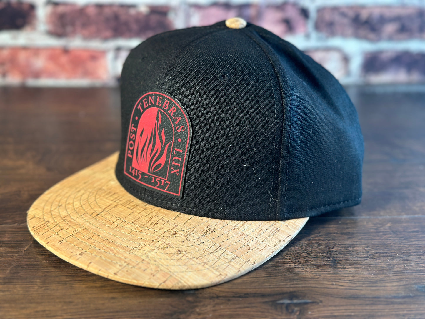 Post Tenebras Lux Black and Cork Snapback