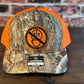 No Popery Realtree and Orange Trucker