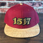 1517 Wine Red and Cork Snapback