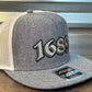 1689 Heather Blue and Chrome Snapback Hat