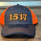 1517 Navy and Orange Baseball Cap