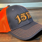 1517 Navy and Orange Baseball Cap