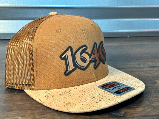 1646 Copper and Cork Snapback Hat
