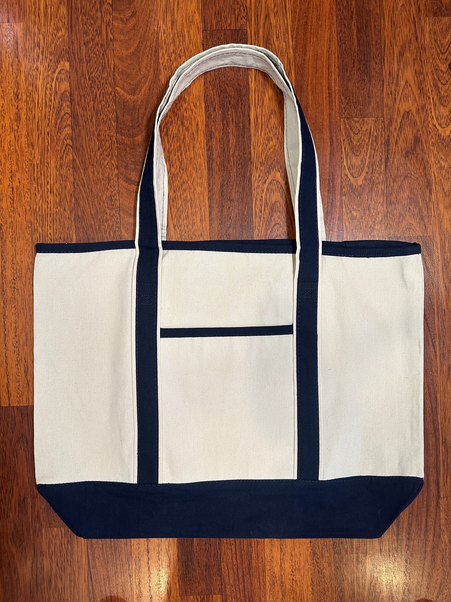 It Is Well Embroidered Large Beach Tote