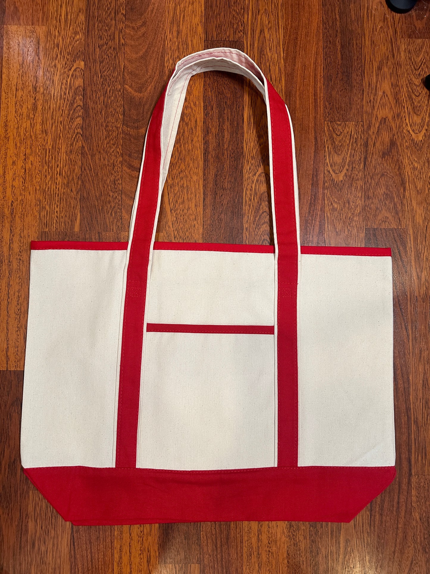 It Is Well Embroidered Large Beach Tote