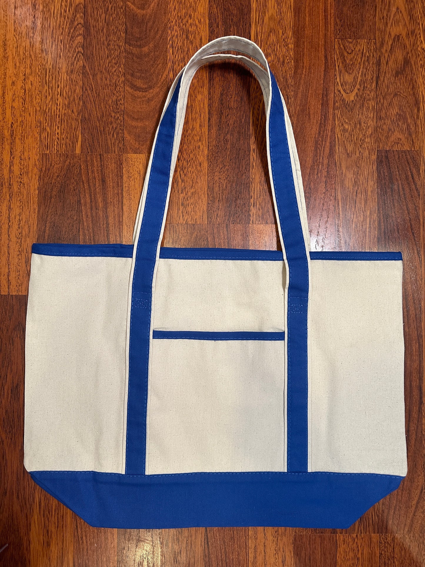 It Is Well Embroidered Large Beach Tote