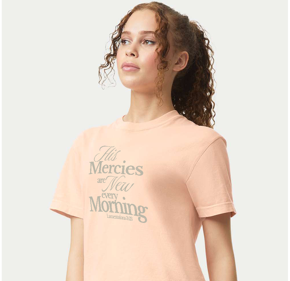 Morning Mercies Ladies Boxy T