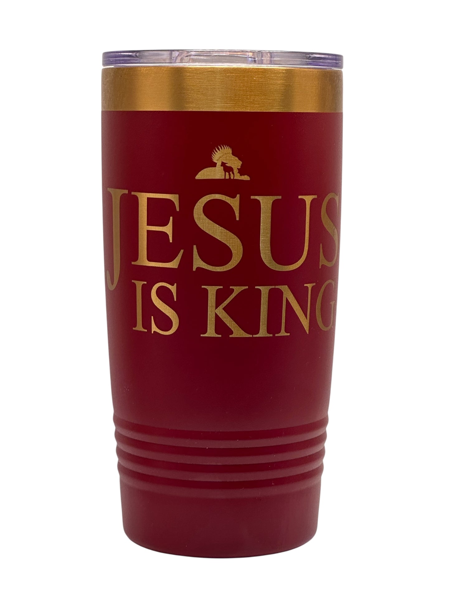 Jesus Is King Tumbler