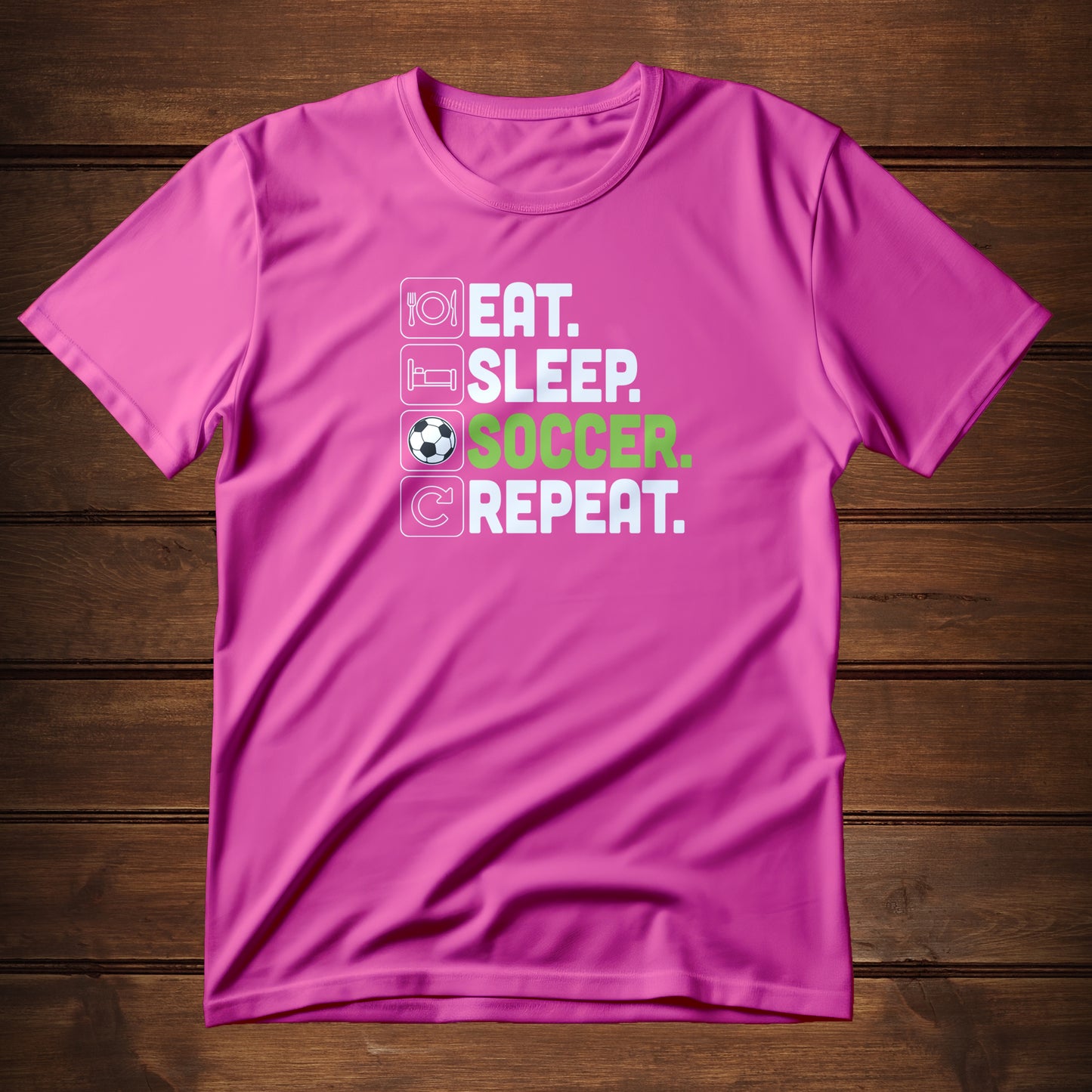 Eat. Sleep. Soccer. Repeat. (T-Shirt)