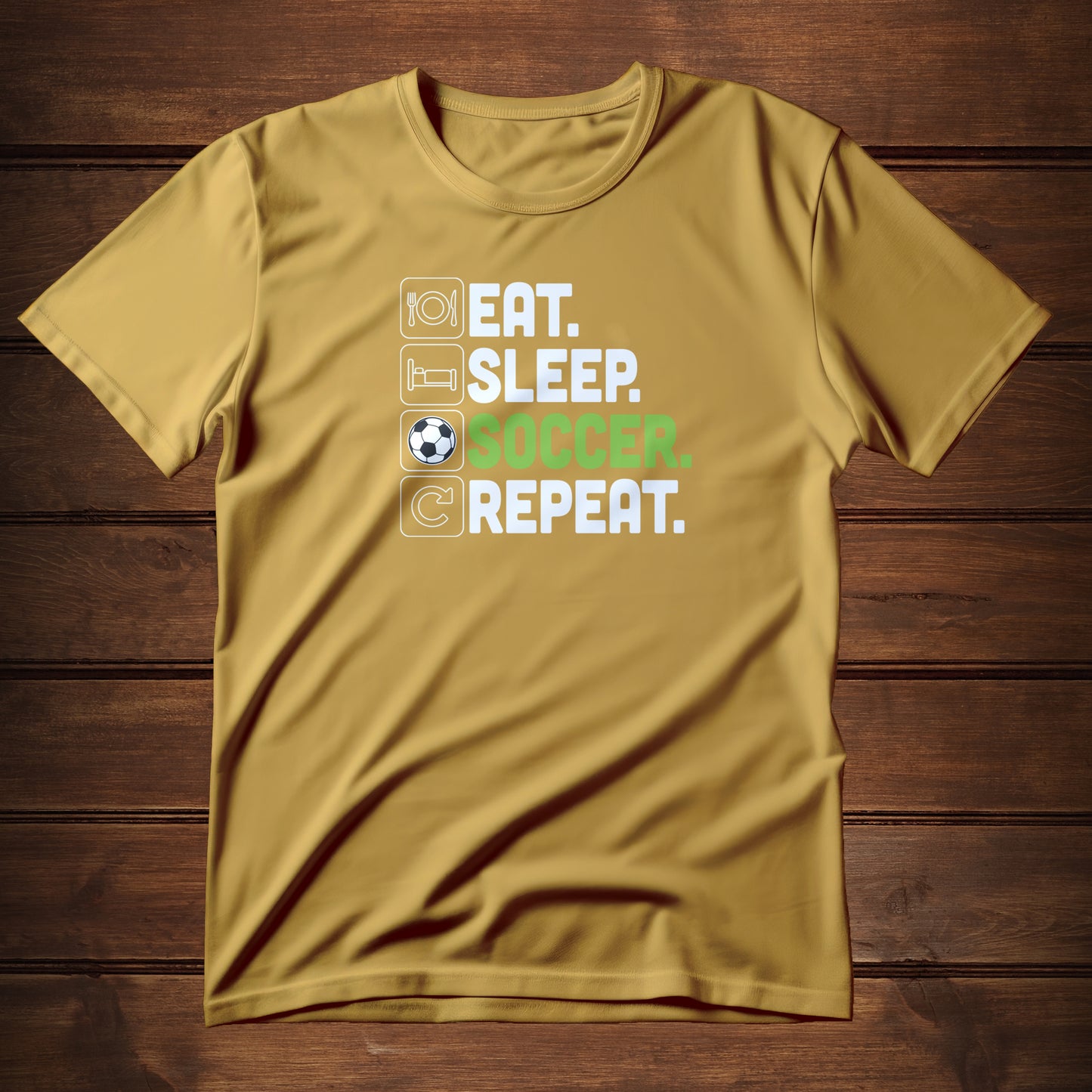 Eat. Sleep. Soccer. Repeat. (T-Shirt)