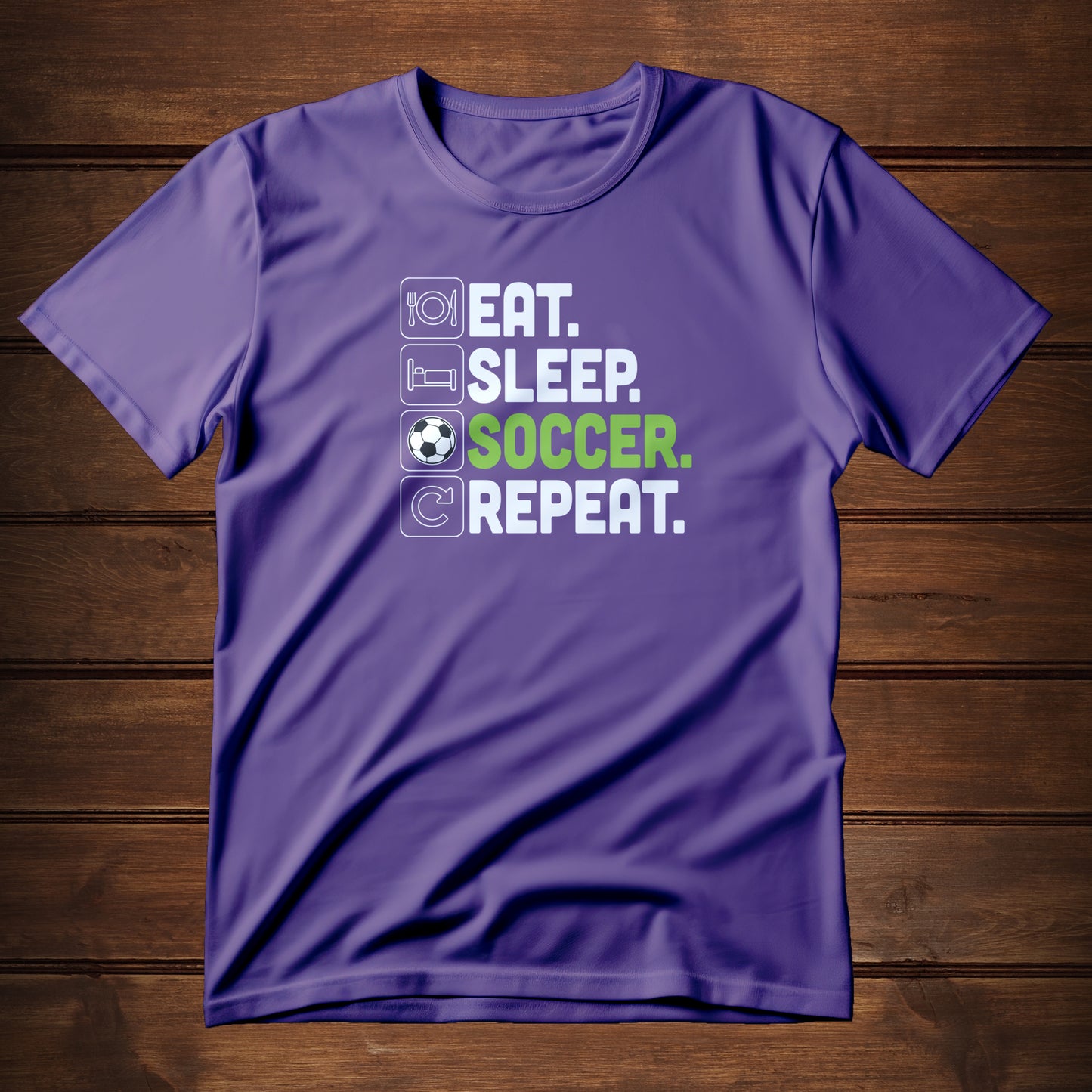 Eat. Sleep. Soccer. Repeat. (T-Shirt)