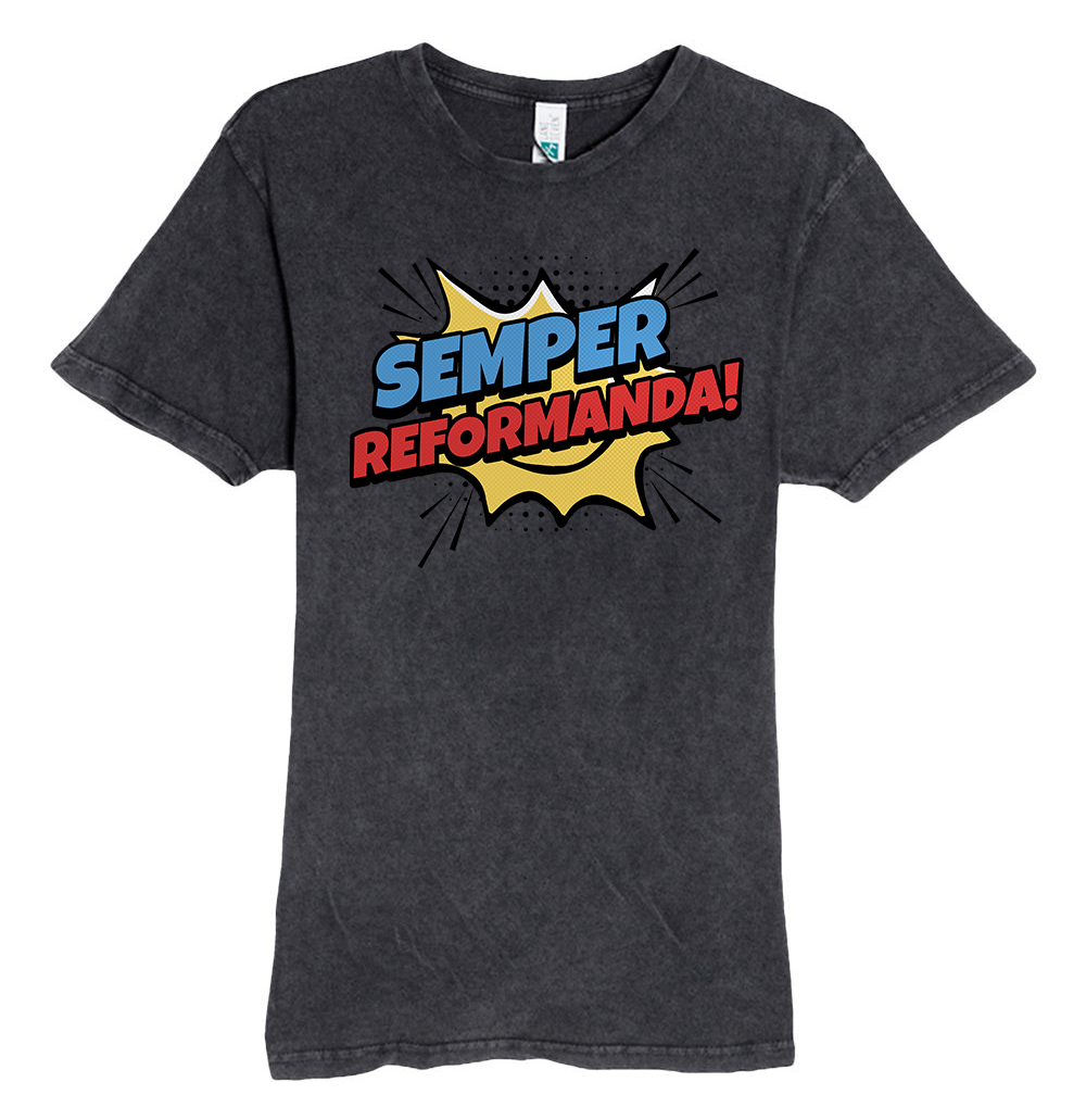 Semper Reformanda Comic - Unisex T-Shirt