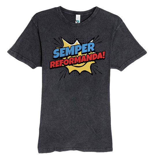 Semper Reformanda Comic - Unisex T-Shirt