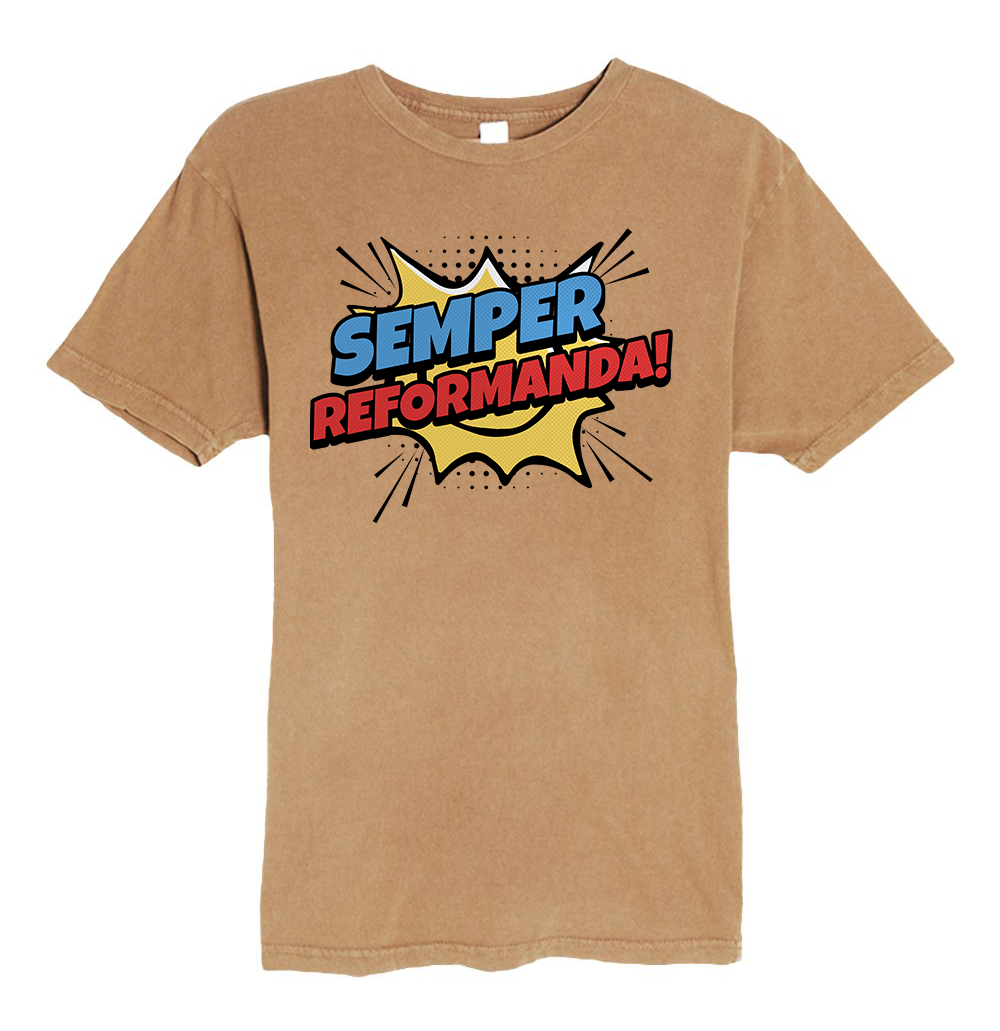 Semper Reformanda Comic - Unisex T-Shirt