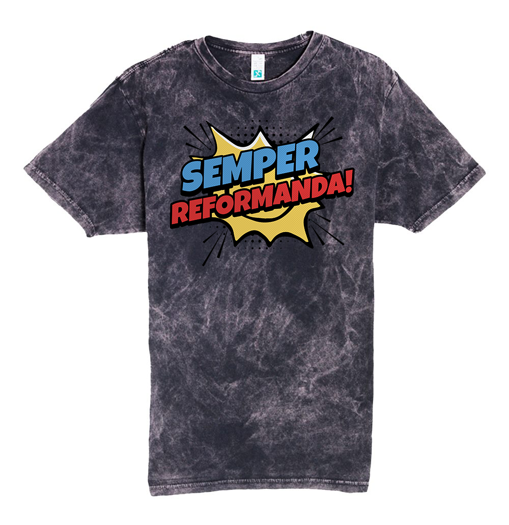 Semper Reformanda Comic - Unisex T-Shirt