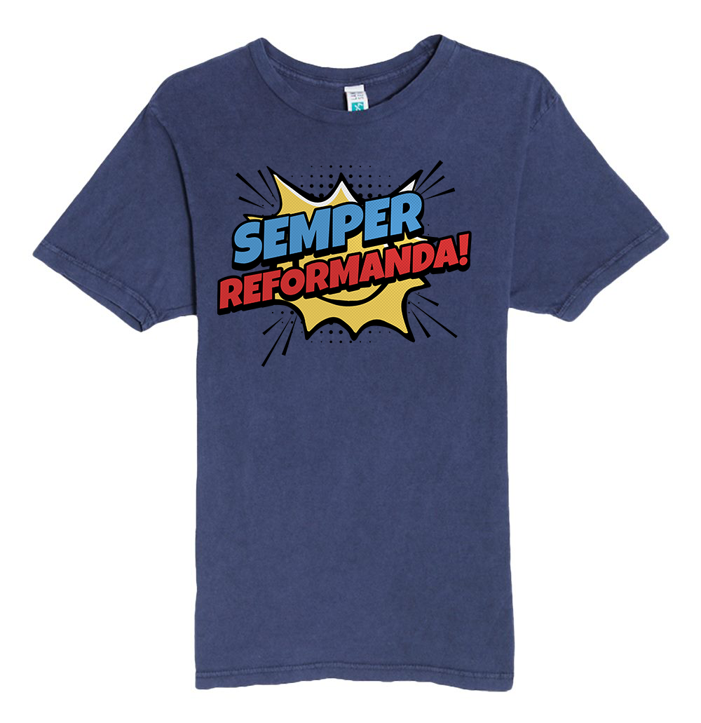 Semper Reformanda Comic - Unisex T-Shirt