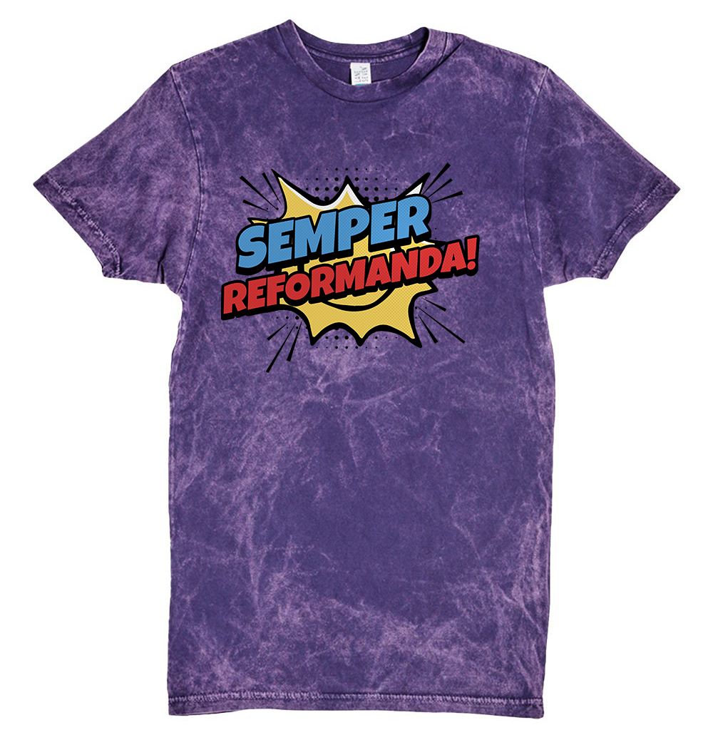 Semper Reformanda Comic - Unisex T-Shirt