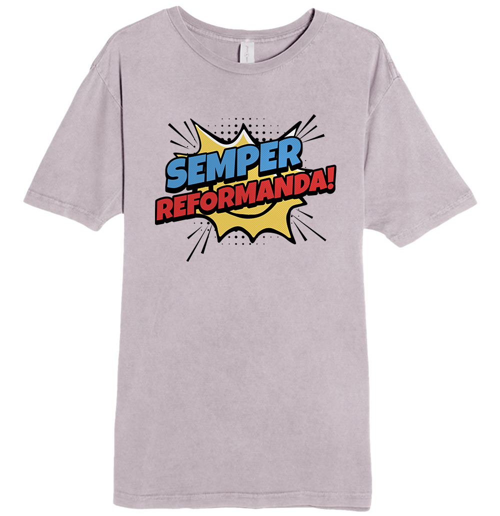 Semper Reformanda Comic - Unisex T-Shirt