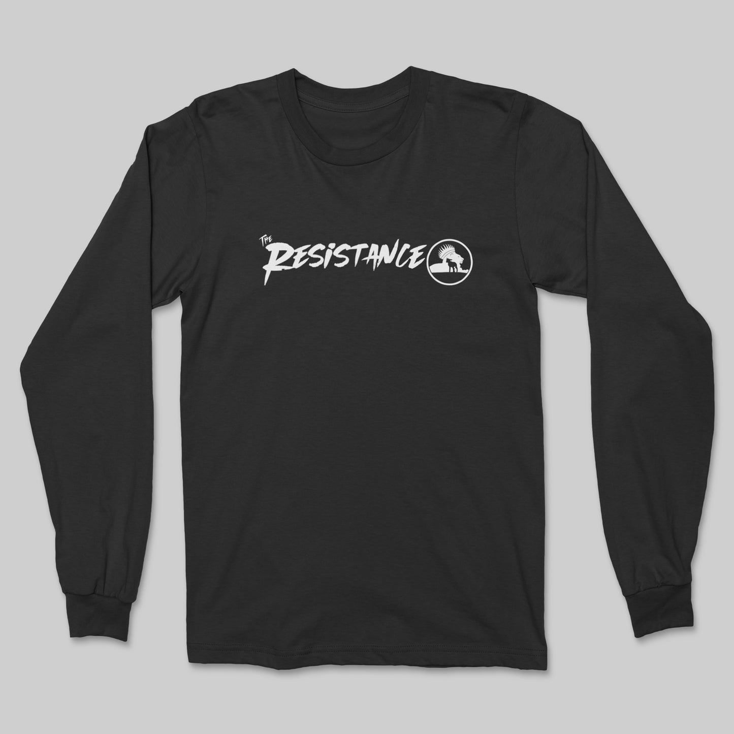 The Resistance White Logo - Long Sleeve