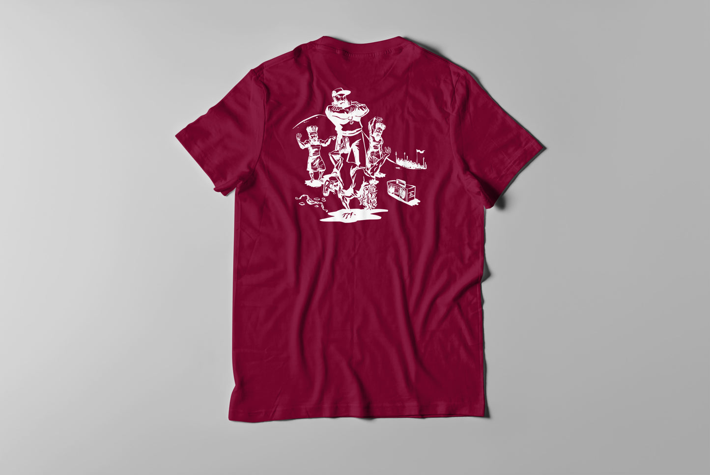 David Vs. Goliath (White Ink)