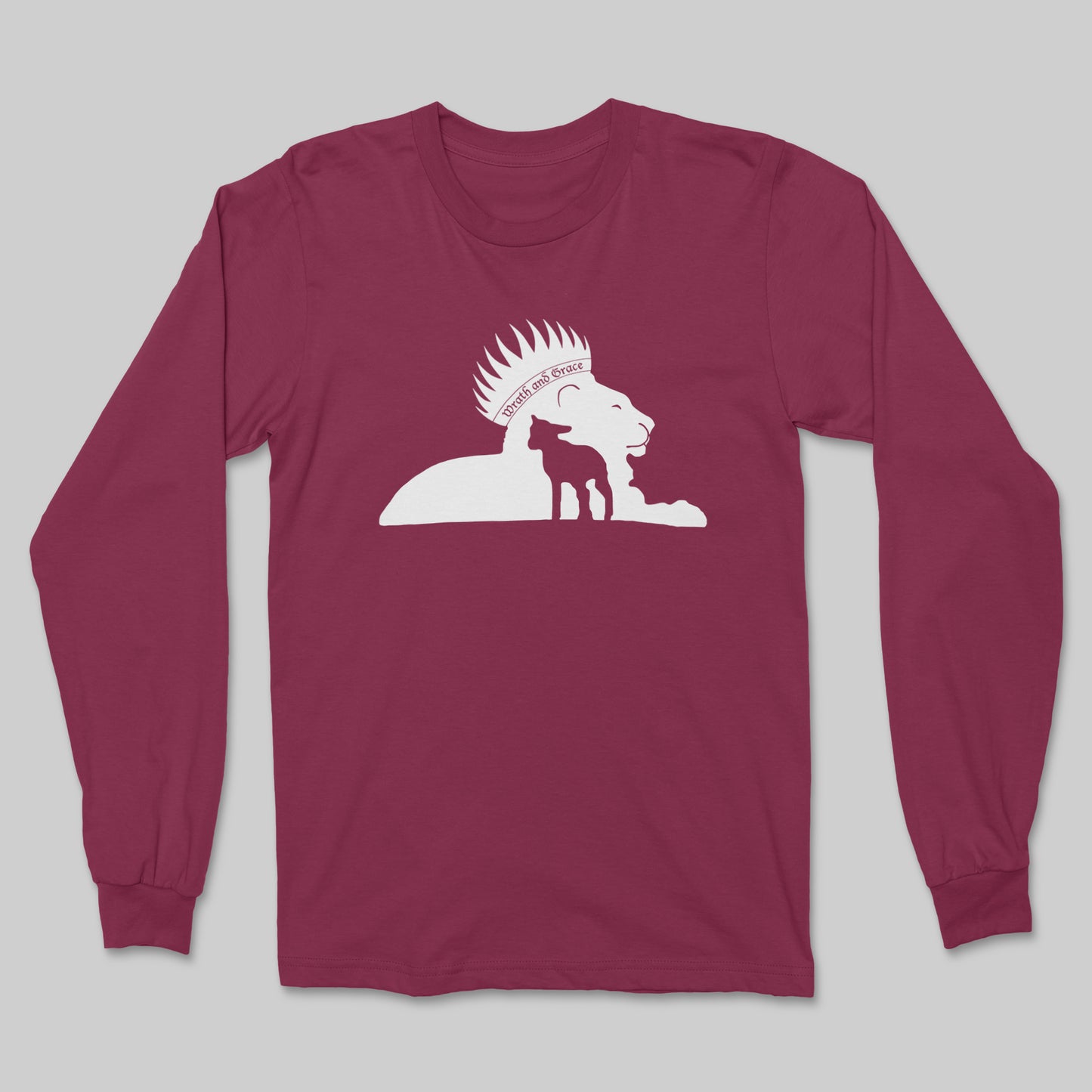 Wrath and Grace White Logo | Long Sleeve (VBM)