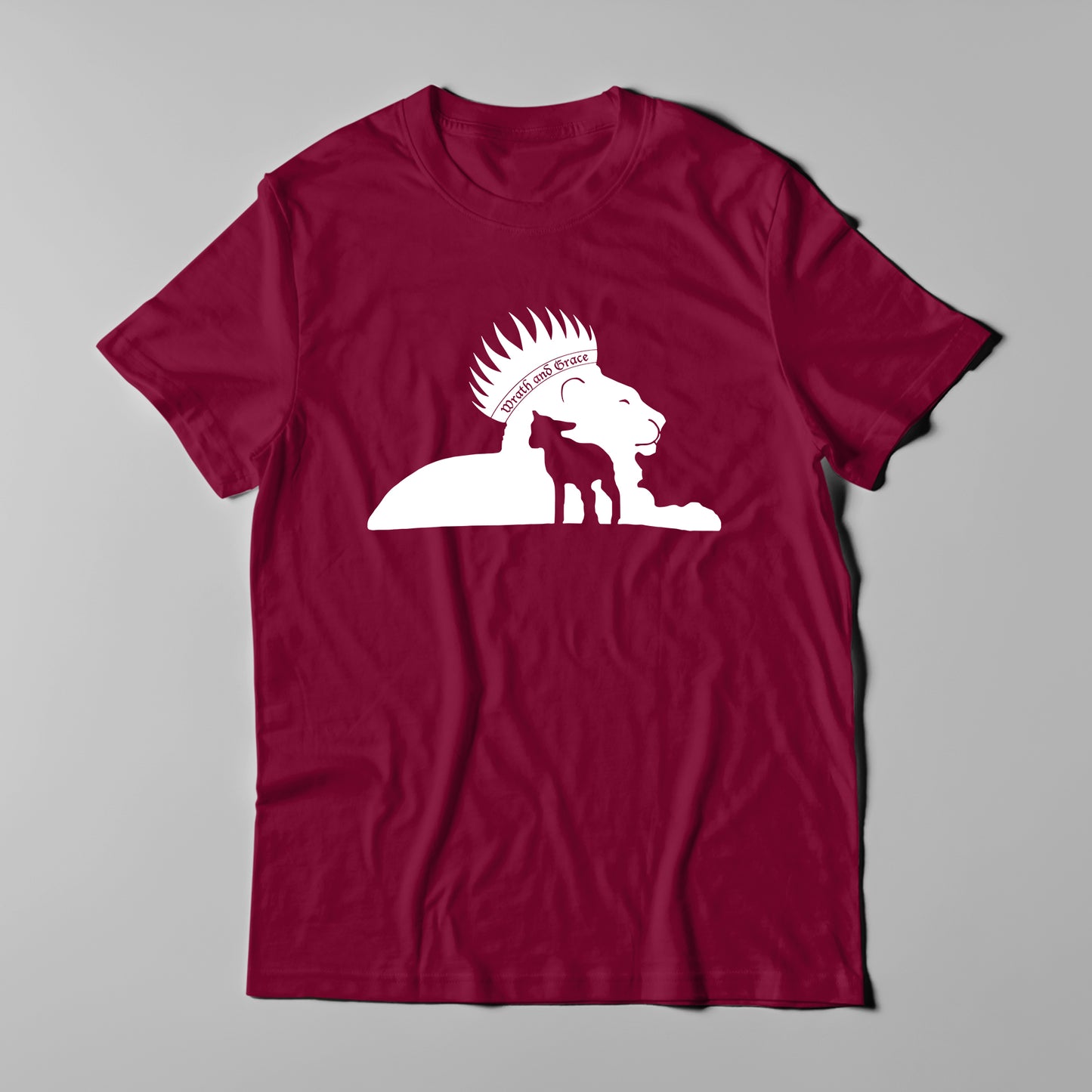 Wrath and Grace White Logo | T-Shirt (VBM)