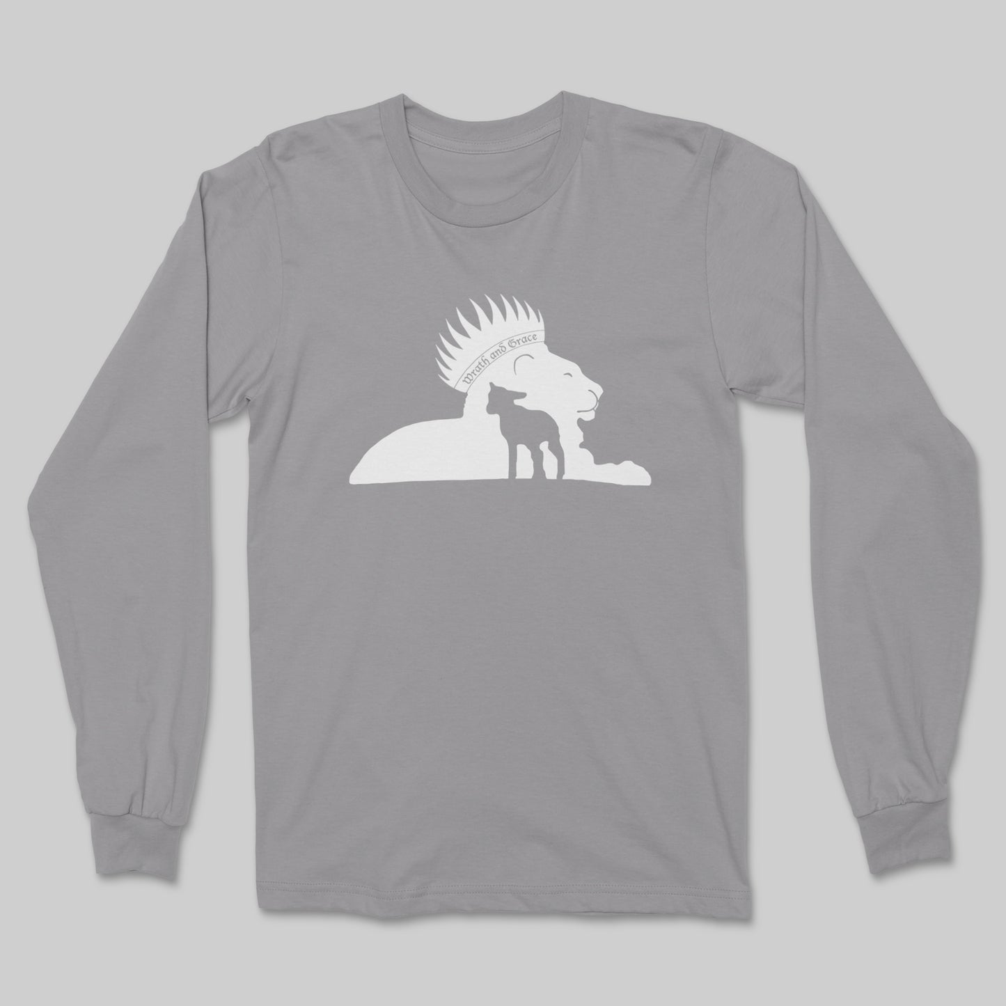 Wrath and Grace White Logo | Long Sleeve (VBM)